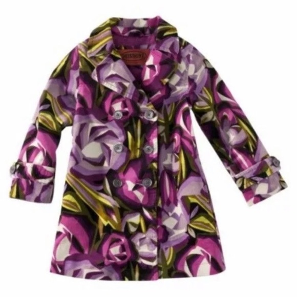 MISSONI TARGET JACKET GIRLs Pea COAT M - Picture 2 of 7